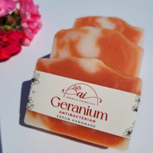 Săpun artizanal GERANIUM – antibacterian